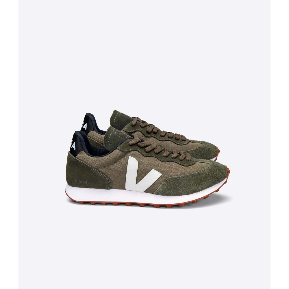 Men\'s Veja RIO BRANCO RIPSTOP Running Shoes Olive | SG 165RVD